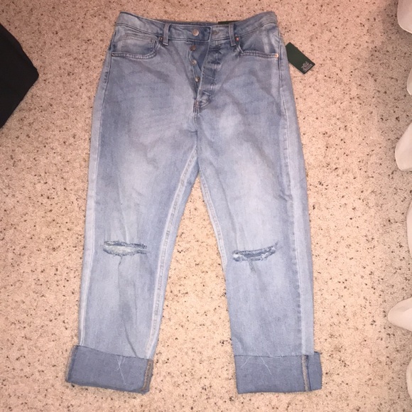 Wild fable Super high rise slim straight new with tags jeans button fly Sz 10/30 - Picture 6 of 12